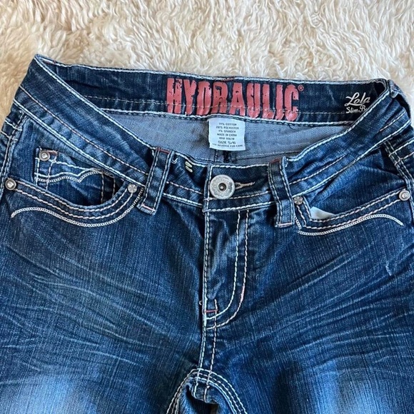 hydraulic low rise jeans - Picture 3 of 4